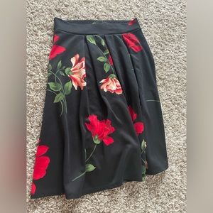 Knee length skirt